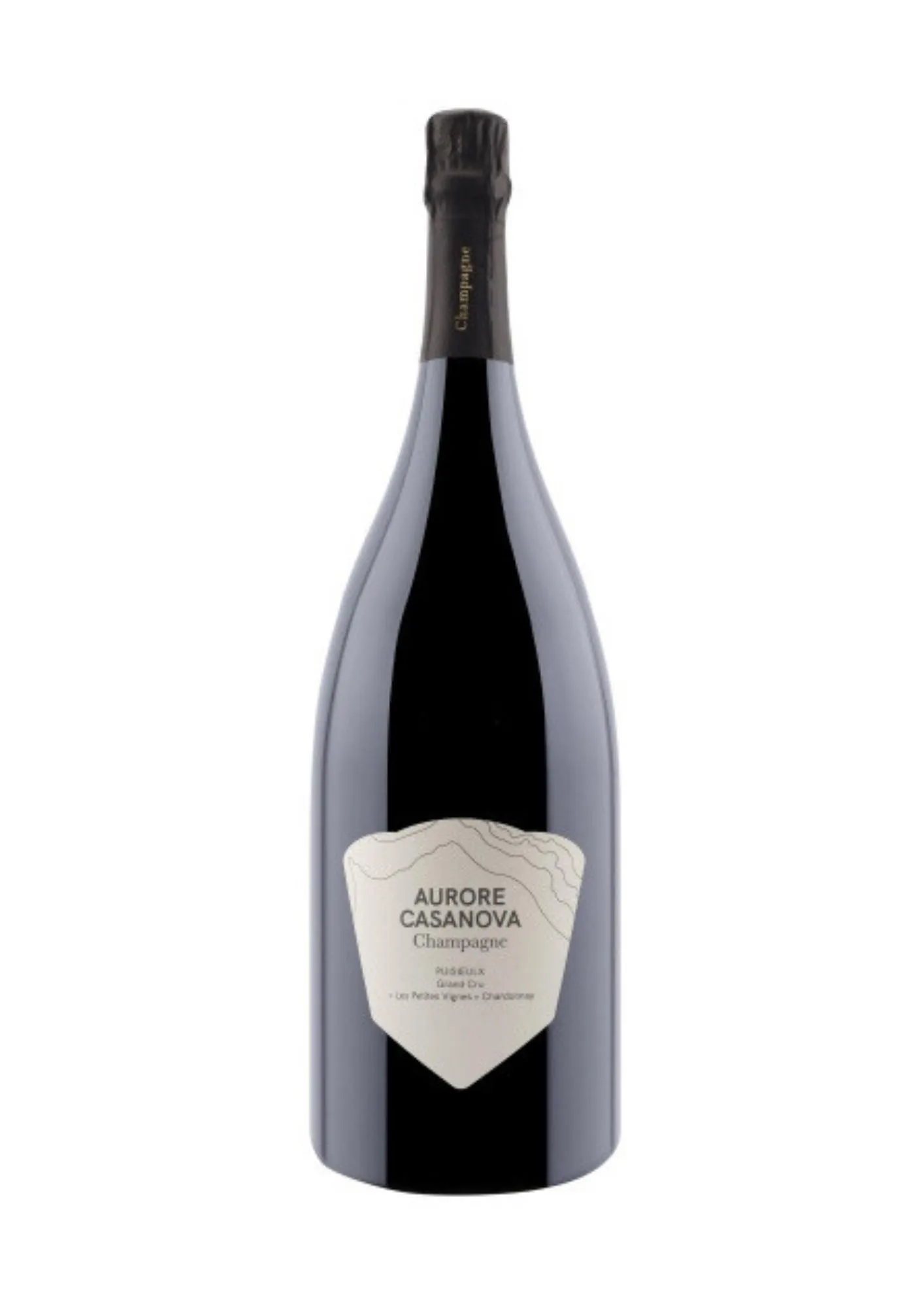 Les Petites Vignes Champagne Blanc de Blancs Grand Cru – Aurore Casanova NV Magnum 1,5 lt.