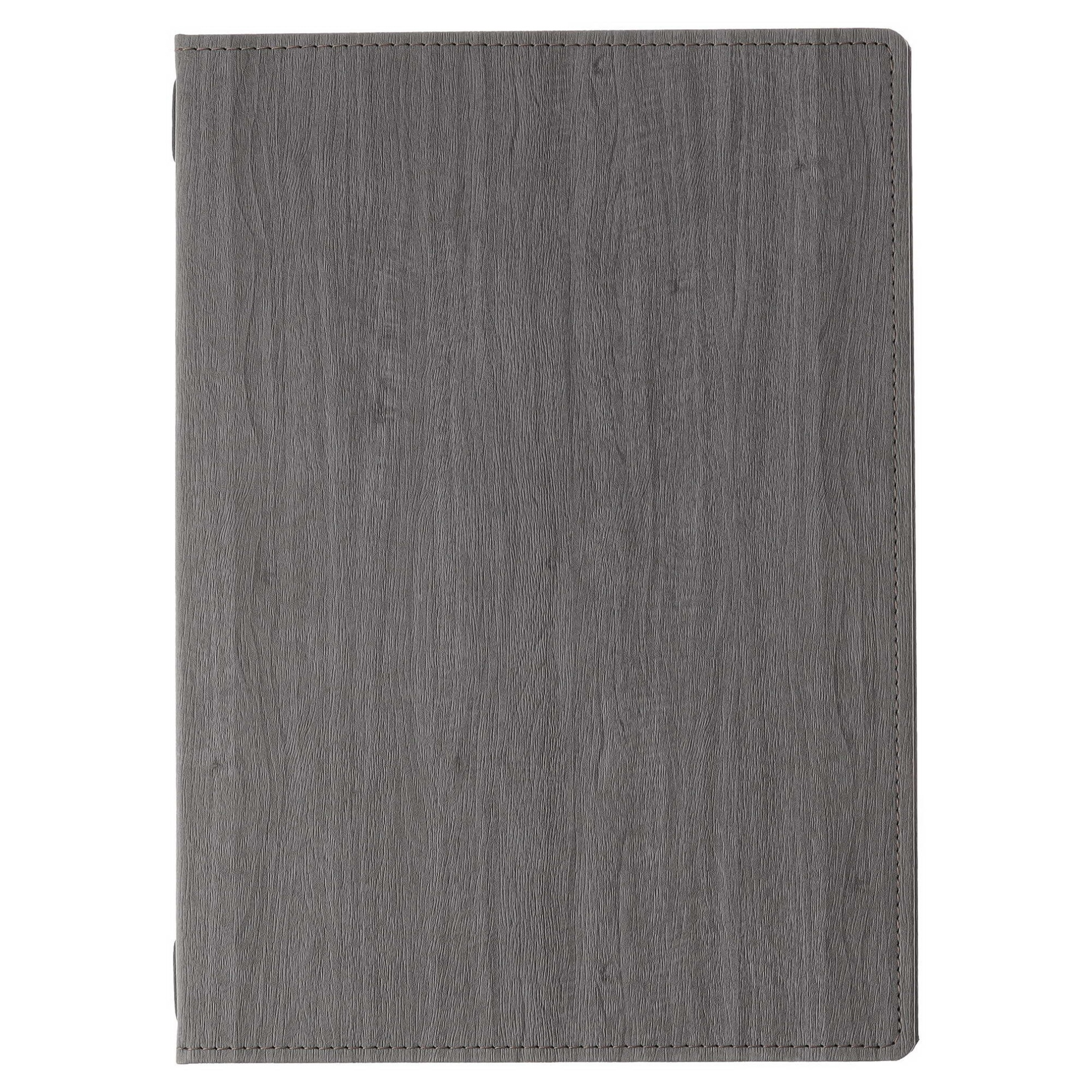 Porta menu wood premium ebano a4 due ante cucito